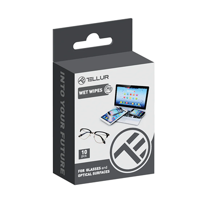Изображение Tellur wet wipes for optical surfaces 10pcs set