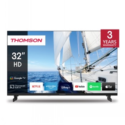 Attēls no TV Set|THOMSON|32"|Smart/HD|1366x768|Wireless LAN|Bluetooth|Google TV|Black|32HG2S14