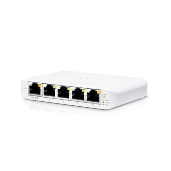 Picture of Ubiquiti UniFi USW Flex Mini 5P (10/100/1000) PoE managed switch