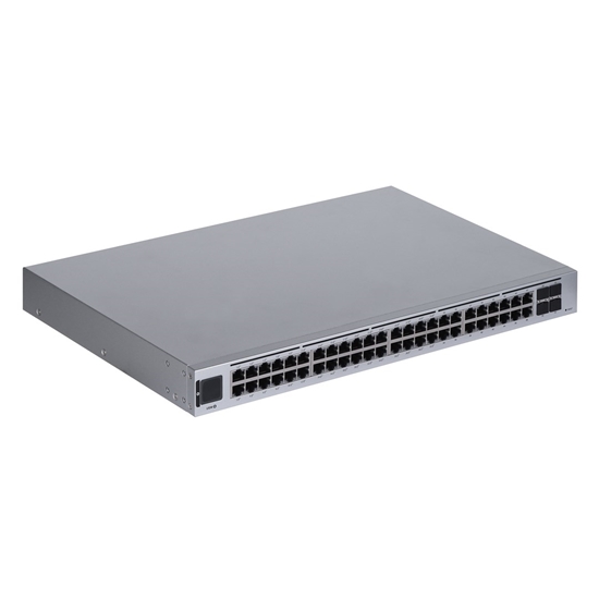 Picture of Ubiquiti UniFi USW-48-POE network switch Managed L2 Gigabit Ethernet (10/100/1000) Power over Ethernet (PoE) 1U Stainless steel