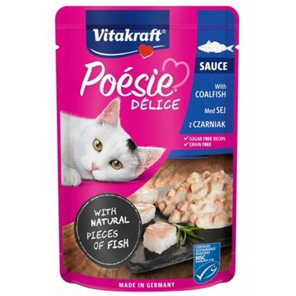 Picture of VITAKRAFT Poesie Delice blackfish - wet cat food - 85 g
