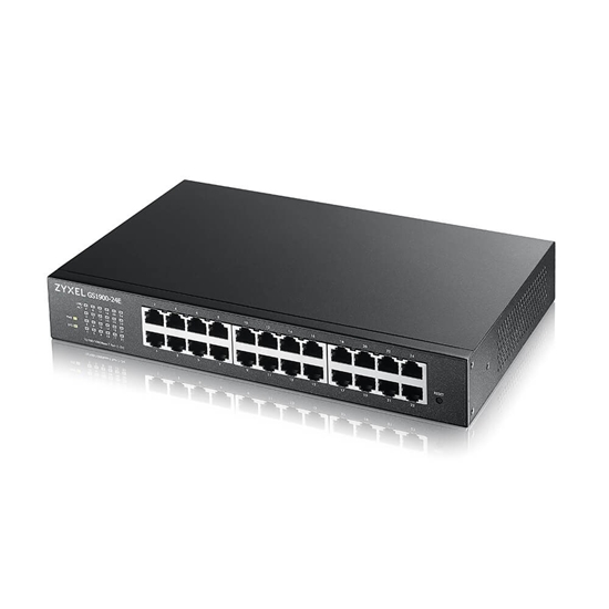 Picture of Zyxel GS1900-24E-EU0103F network switch Managed L2 Gigabit Ethernet (10/100/1000) 1U Black