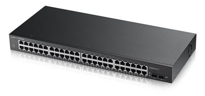 Изображение Zyxel GS1900-48-EU0102F network switch L2 Gigabit Ethernet (10/100/1000) Black