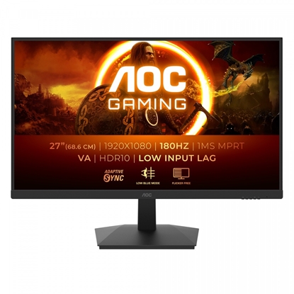 Attēls no AOC Gaming C27G4ZXU 27 Inch FHD Curved Monitor