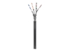 Изображение Goobay 77624 CAT 6 outdoor network cable, S/FTP (PiMF), black, 100m.