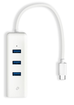 Attēls no USB centrmezgls TP-Link UE330C USB-C - 3 x USB-A 3.0 Ports 1 Gigabit Ethernet Port