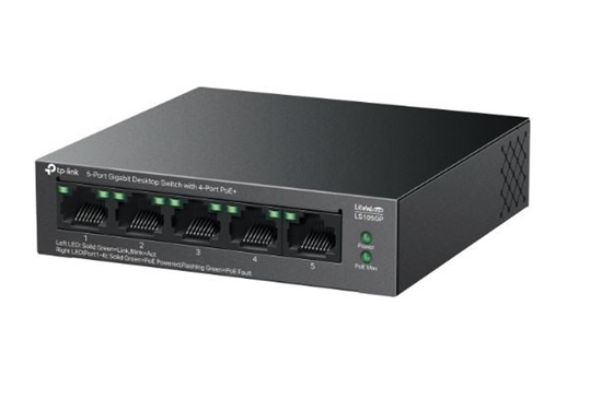 Picture of Switch|TP-LINK|LS105GP|PoE+ ports 4|LS105GP