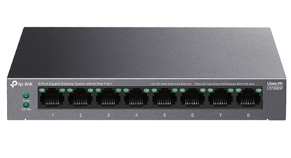 Picture of Switch|TP-LINK|LS108GP|PoE+ ports 8|LS108GP
