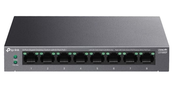 Picture of Switch|TP-LINK|LS108GP|PoE+ ports 8|LS108GP