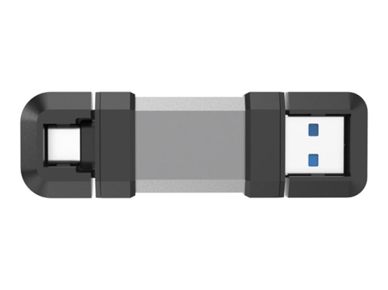 Picture of Pendrive C51 128GB USB-A USB-C  120 MB/s Srebrny 
