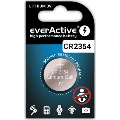 Attēls no CR2354 baterija everActive litija iepakojumā 1 gb.