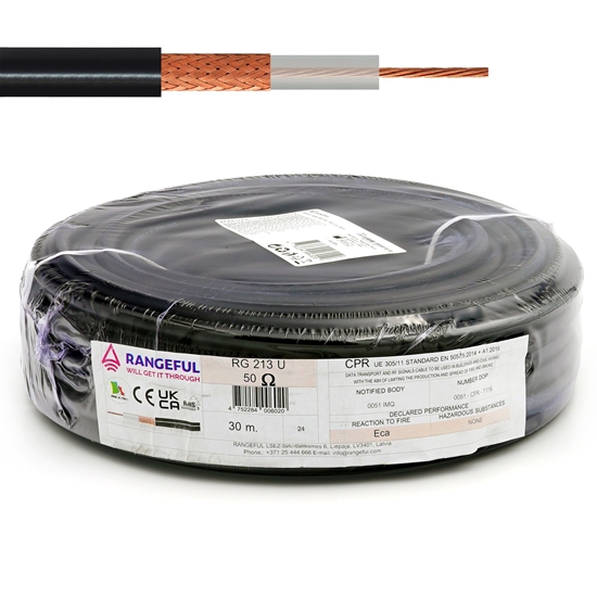 Изображение RG213U 30m (98ft) All-copper RF Coaxial Cable 50 Ohm