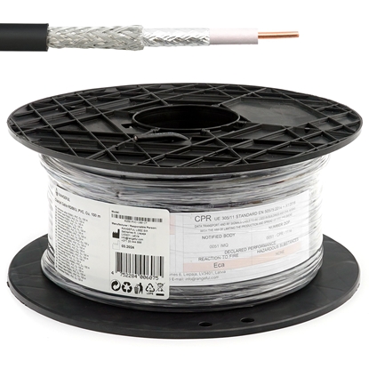 Изображение RG58U 100m (328ft) Low Loss RF Coaxial Cable 50 Ohm