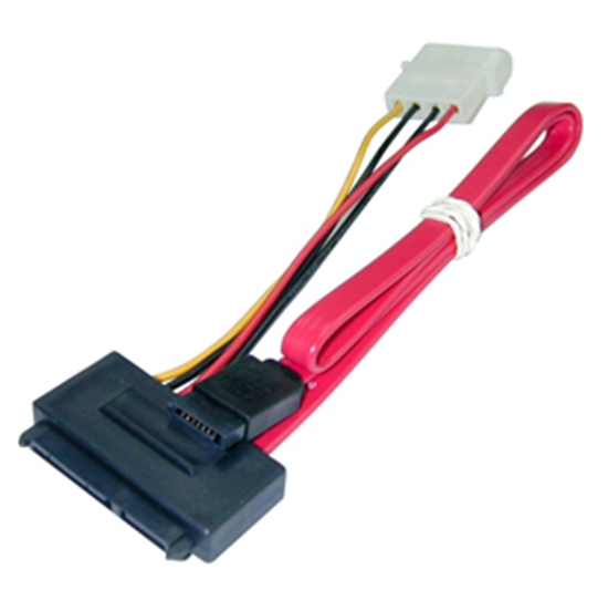 Picture of Lindy SATA Cable - Combined Data & Power 0.3 m
