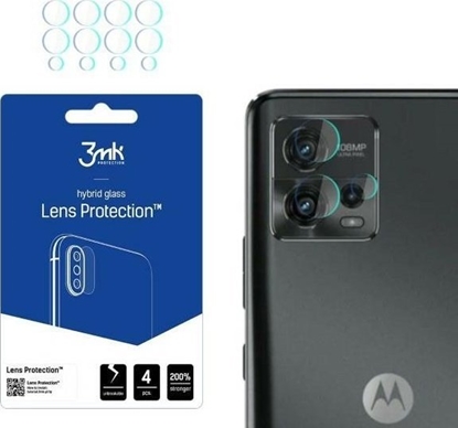 Attēls no 3MK Szko hybrydowe na obiektyw aparatu 3MK Lens Protect Motorola Moto G72 [4 PACK]