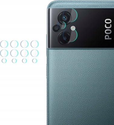 Attēls no 3MK Szko hybrydowe na obiektyw aparatu 3MK Lens Protect Xiaomi Poco M5 [4 PACK]