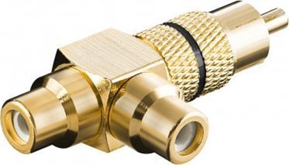 Picture of Adapter AV Goobay RCA (Cinch) - RCA (Cinch) x2 zoty (JAB-857358)