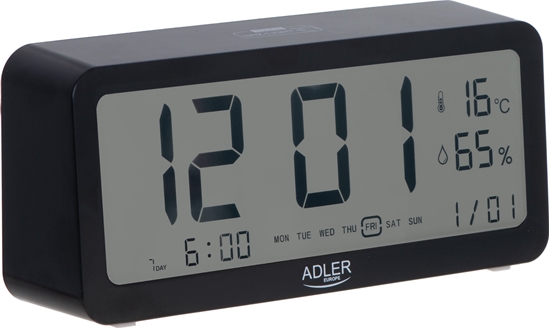 Picture of Adler Alarm Clock AD 1195b Black, Alarm function