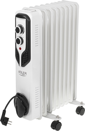 Изображение Adler Oil-Filled Radiator AD 7816 2000 W, Number of power levels 3, White