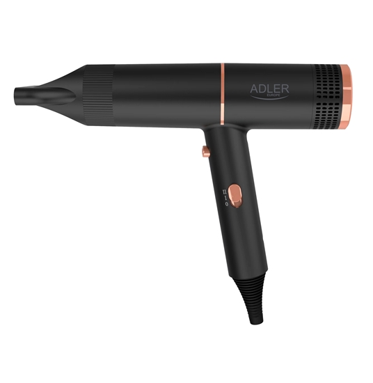 Picture of Adler Hair Dryer | AD 2278 | 1400 W | Number of temperature settings 2 | Ionic function | Black