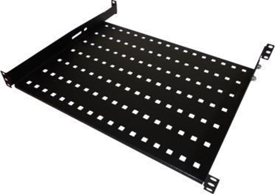 Picture of Alantec Póka staa 19" 1U gb. 450mm, czarna, 4 punkty mocowania (SA-P-19-1U-450-4-C-02)