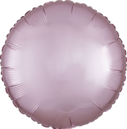 Attēls no AMSCAN Balon foliowy Lustre Pastel róowy okrgy 43cm 9914119