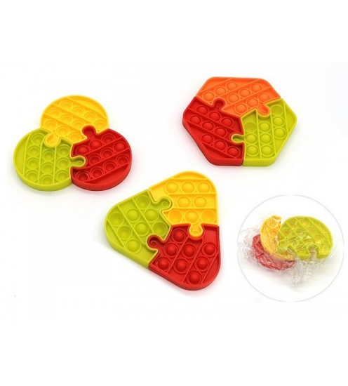 Изображение Antistresā rotaļlieta Pop-it Puzzle 14 cm dažādas 338593