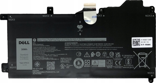 Изображение Bateria Dell Battery 2 Cell 38WHR