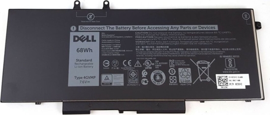 Изображение Bateria Dell Battery, 68WHR, 4 Cell,