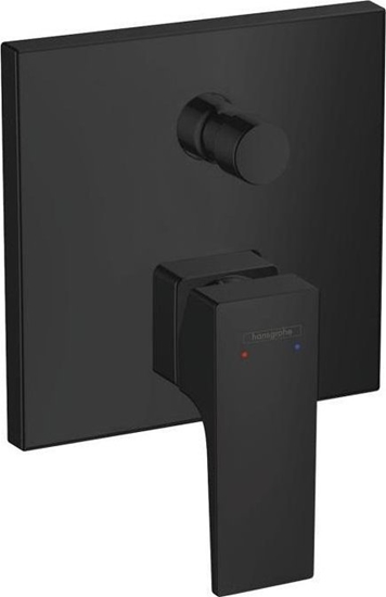 Picture of Bateria wannowa Hansgrohe Metropol Jednouchwytowa bateria wannowa, monta podtynkowy, uchwyt jednoramienny, element zewntrzny,czarny matowy