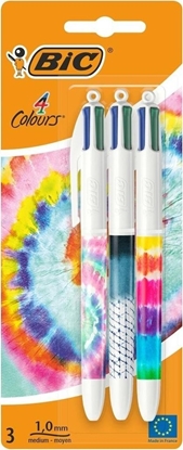 Picture of Bic Dugopis 4 Colours Message Tie Dye 3szt BIC