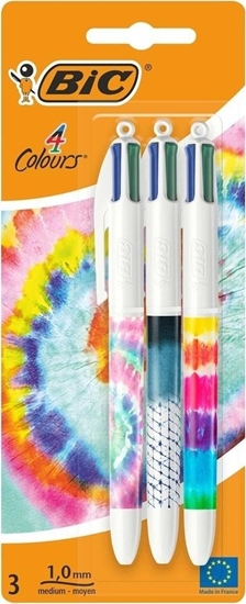 Picture of Bic Dugopis 4 Colours Message Tie Dye 3szt BIC