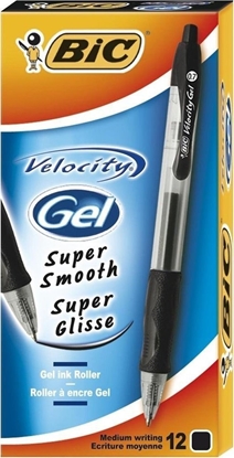 Изображение Bic Pióro elowe Velocity Gel czarny (12szt) BIC