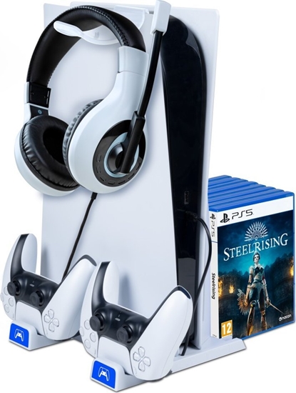 Picture of BigBen BIG BEN PS5/PS5 Slim Podstawka na konsol z adowark do DualSense