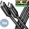 Picture of CABLE USB-C TO USB-C 1M 240W/8K BLACK BUCM4X-CM10AB AXAGON