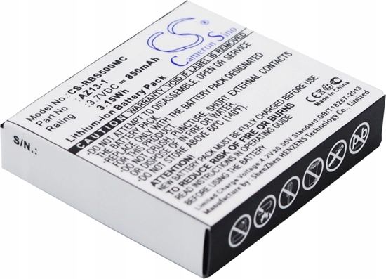 Изображение Cameron Sino Akumulator Bateria Az13-1 Do Xiaomi Yi Xiaoyi / Cs-rbs500mc