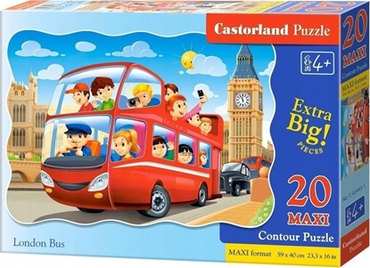 Изображение Castorland Puzzle 20 Maxi London Bus CASTOR