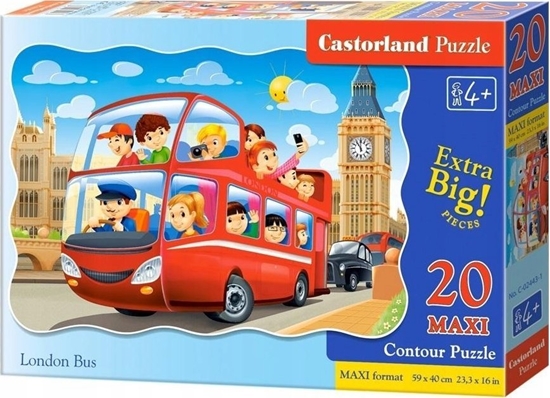 Picture of Castorland Puzzle 20 Maxi London Bus CASTOR
