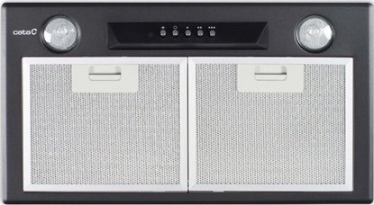 Picture of CATA | Hood | GT-PLUS 45 BK /M | Canopy | Energy efficiency class C | Width 60 cm | 645 m³/h | Mechanical control | LED | Black