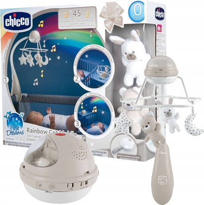 Picture of Chicco Karuzela First Dreams Rainbow 3w1 beowa