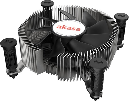 Attēls no Chodzenie CPU Akasa Akasa AK-CC6602HP01 Low Profile CPU-Khler - Sockel LGA 1700, 30 mm Hhe