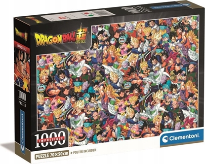 Изображение Clementoni Puzzle Compact Anime Dragon Ball 1000 elementów (39918)