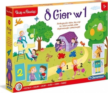 Изображение Clementoni Zestaw gier Edukacyjny zestaw 8w1