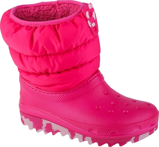 Изображение Crocs Crocs Classic Neo Puff Boot Kids 207684-6X0 Róowe 28/29