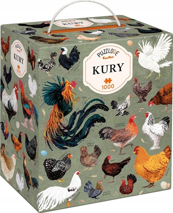 Изображение Czuczu Puzzlove CzuCzu Kury 1000el puzzle rodzinne