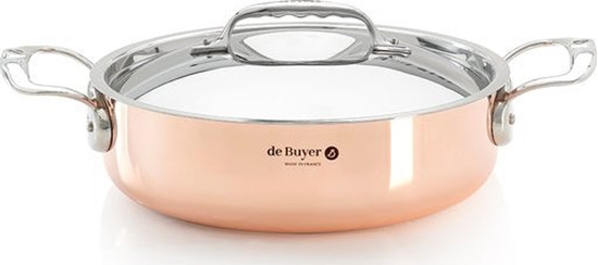 Picture of Patelnia De Buyer Prima Matera Saucepot copper/steel low 20cm induction