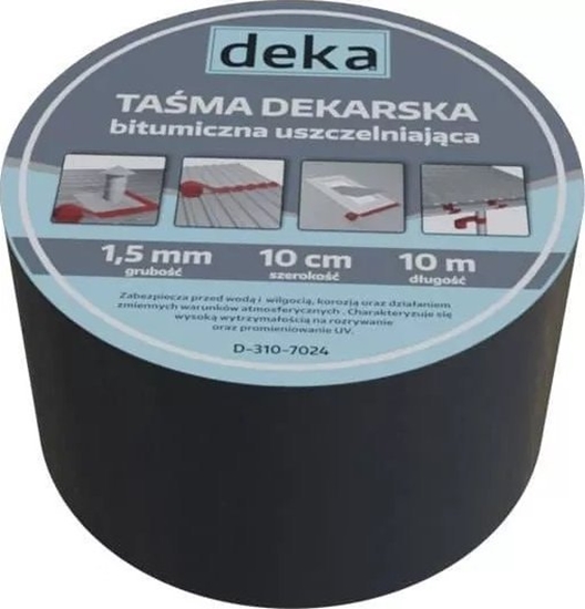 Picture of Deka TAÅMA USZCZELNIAJÄCA DEKARSKA ALUBUTYL 10CM*10MB BRÄZOWY