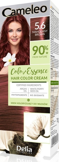 Picture of DELIA COSMETICS Cameleo Color Essence Krem koloryzujcy nr 5.6 - mahogany brown  1op.