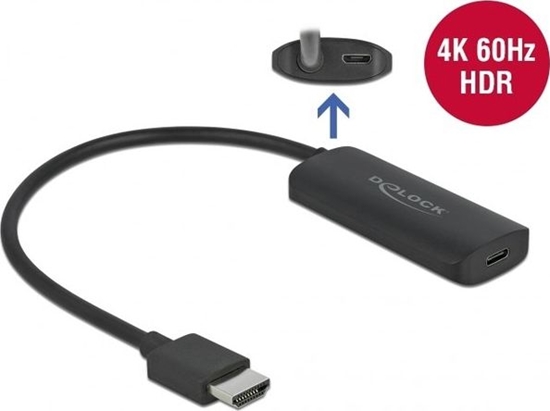 Picture of Delock Adapter HDMI-A male to USB Type-C™ female (DP Alt Mode) 4K 60 Hz