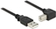 Attēls no Delock Cable USB 2.0 Type-A male > USB 2.0 Type-B male angled 0.5 m black